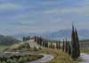 Toscana, La Mirabella. 2000. l auf Leinwand 40x50 cm.